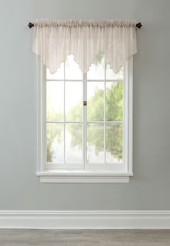 BH Studio Sheer Voile Ascot Valance