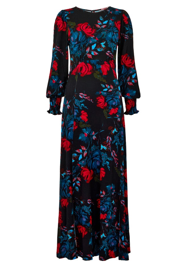 Stretch Knit Jersey Maxi Dress image number 1