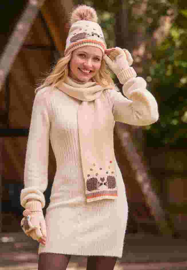 Turtleneck Sweater Dress image number 2