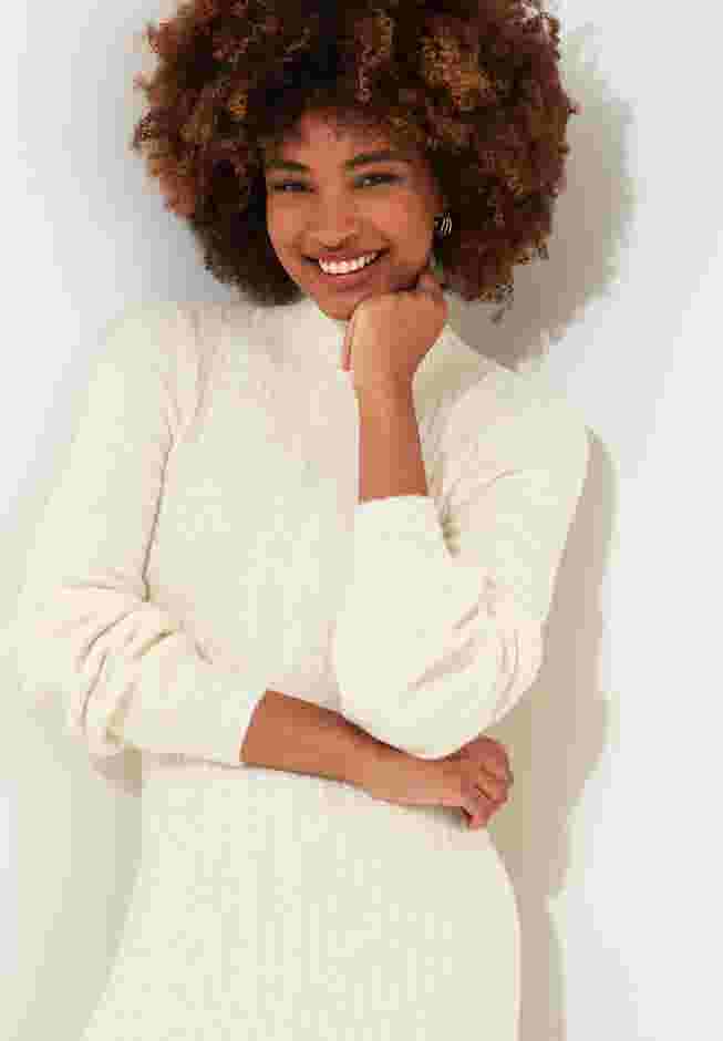 Turtleneck Sweater Dress image number 4