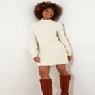Turtleneck Sweater Dress image number null