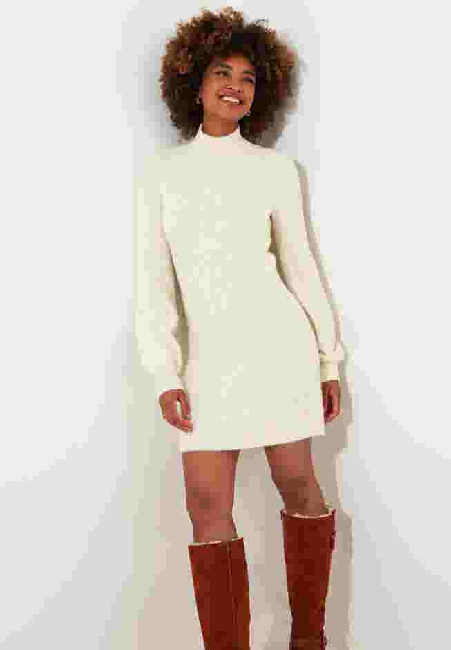 Turtleneck Sweater Dress image number 0