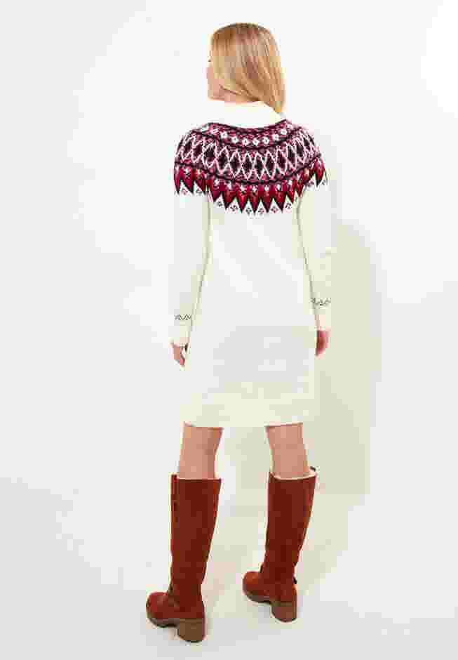 Fairisle Sweater Dress image number 4