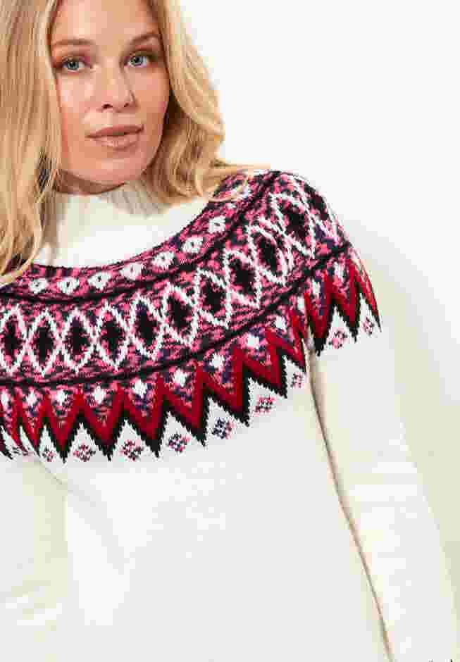 Fairisle Sweater Dress image number 5