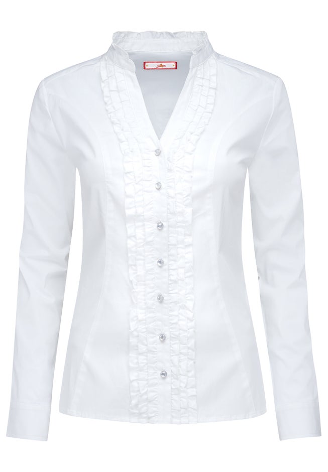 Cotton Ruffle Shirt image number 0
