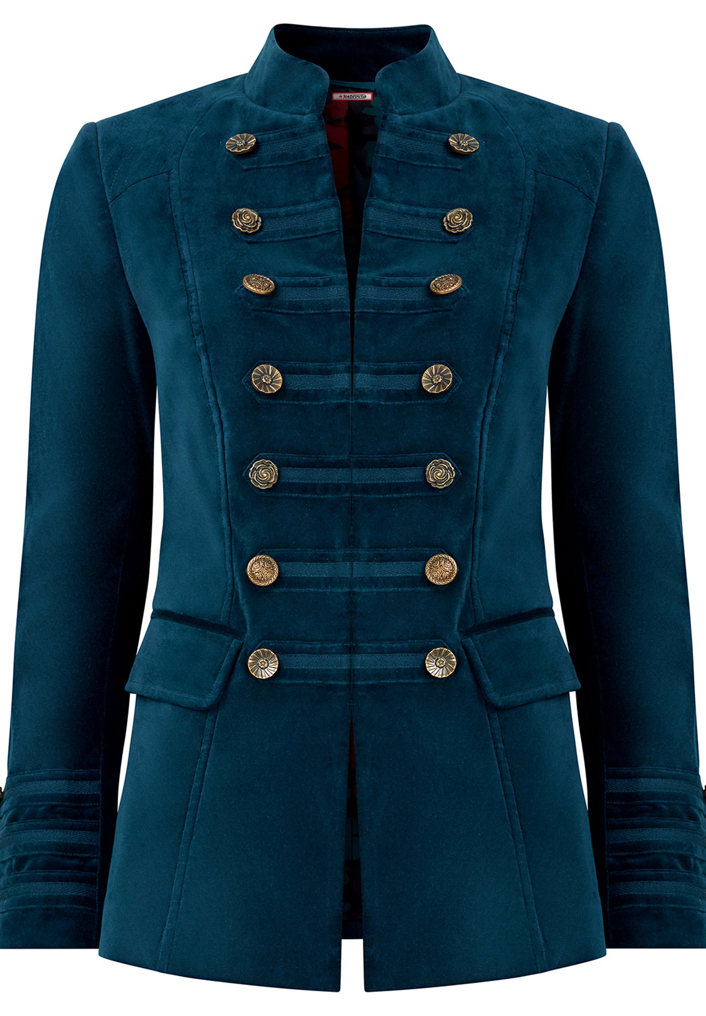 Faux Suede Military Jacket image number 1