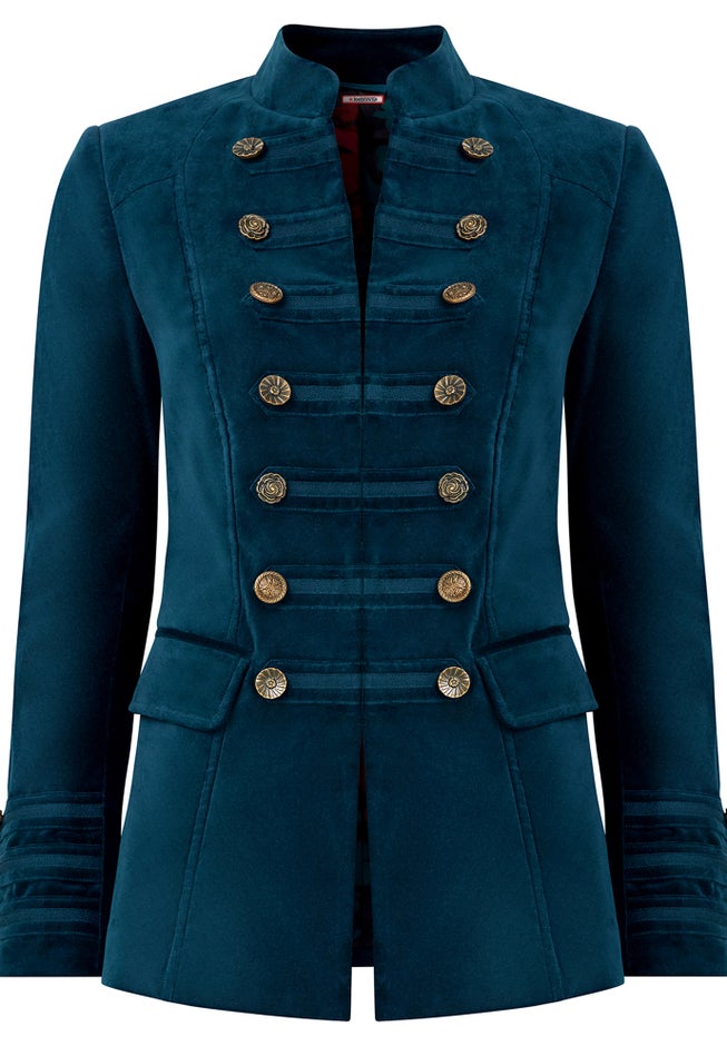 Faux Suede Military Jacket image number 1