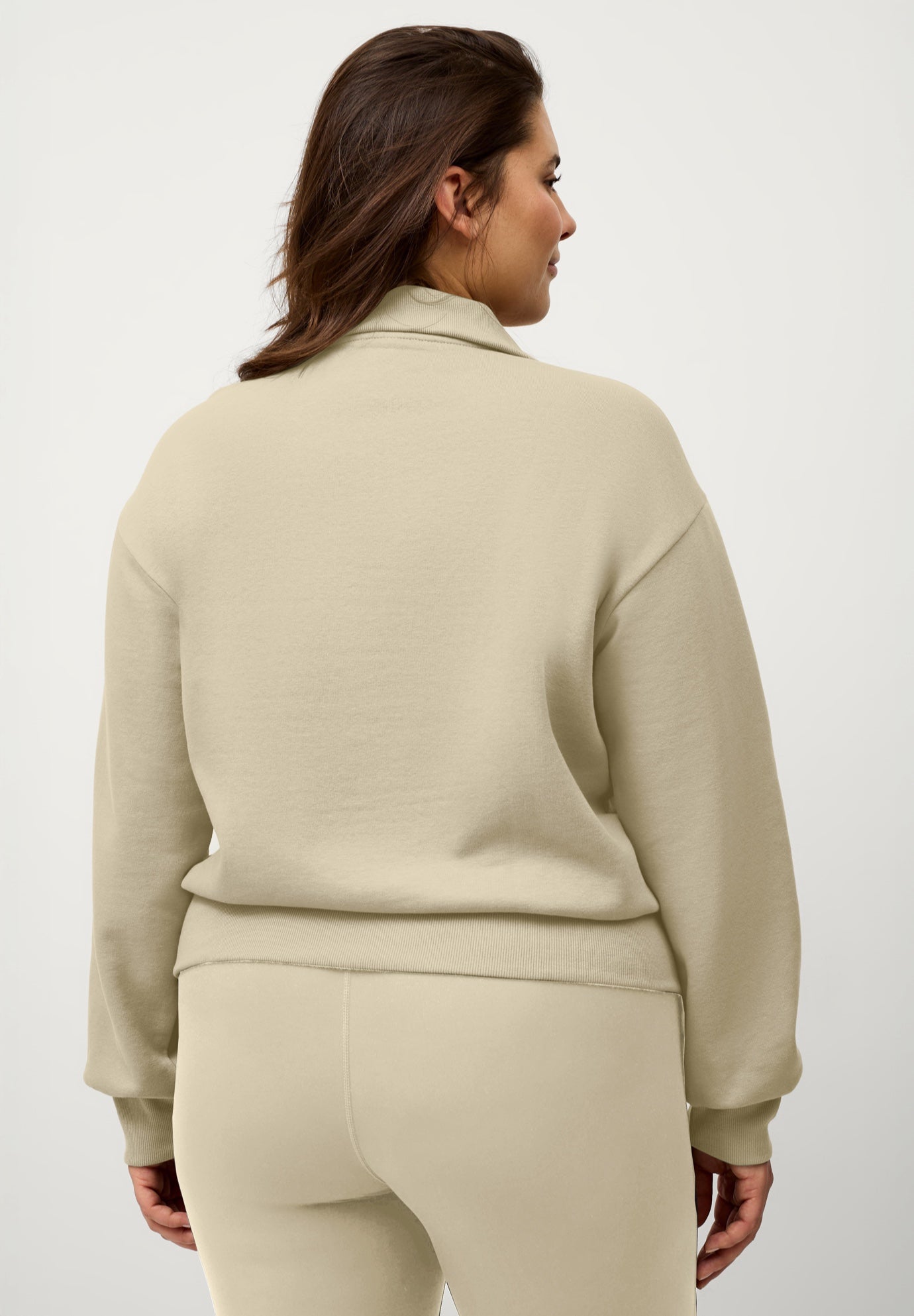 &frac14; Zip Collar Fleece Sweatshirt image number 1