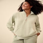 &frac14; Zip Collar Fleece Sweatshirt image number null