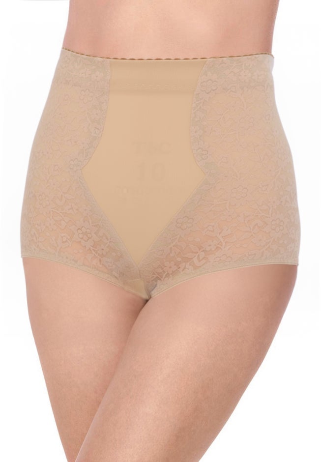 Plusform&reg; Firm Control Lace Brief Shaper image number 2