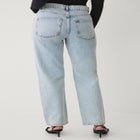 Mid-Rise Relaxed Straight Leg Jean image number null