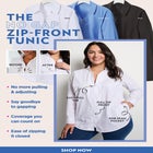 No Gap Zip-Front Tunic image number 1