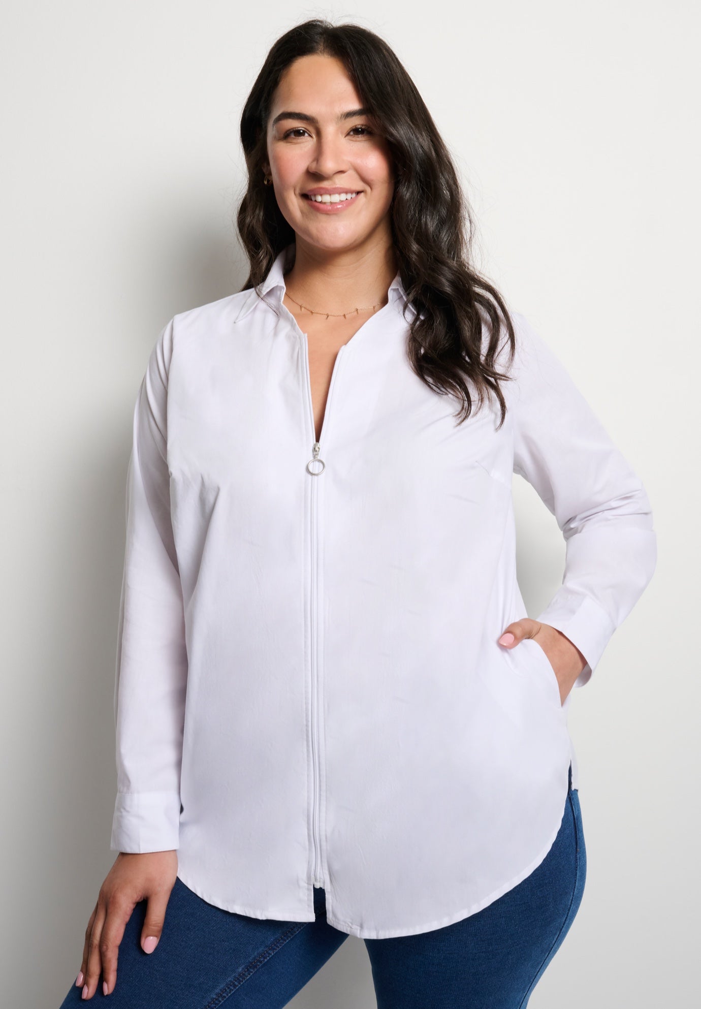 No Gap Zip-Front Tunic image number 0