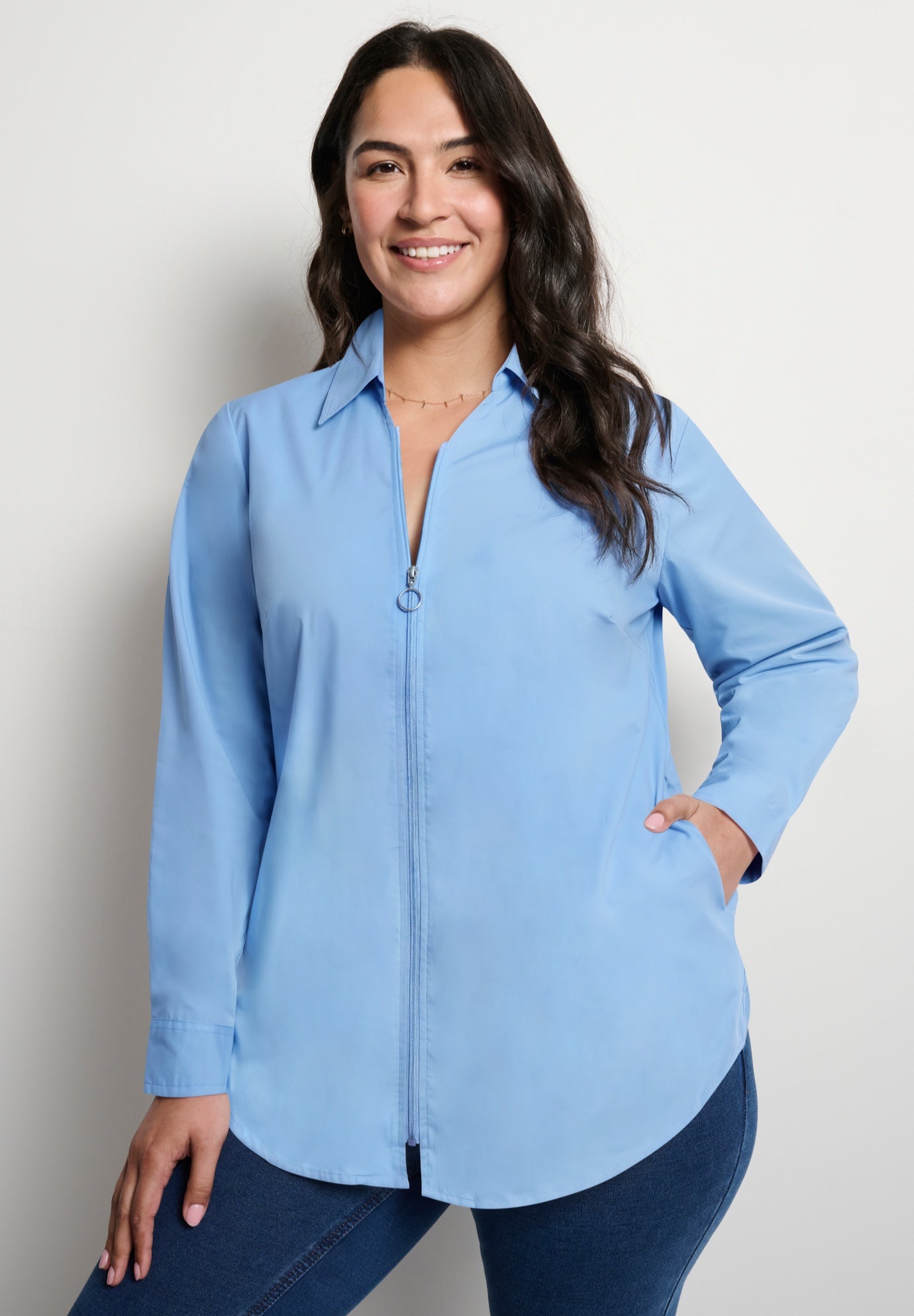 No Gap Zip-Front Tunic image number 0
