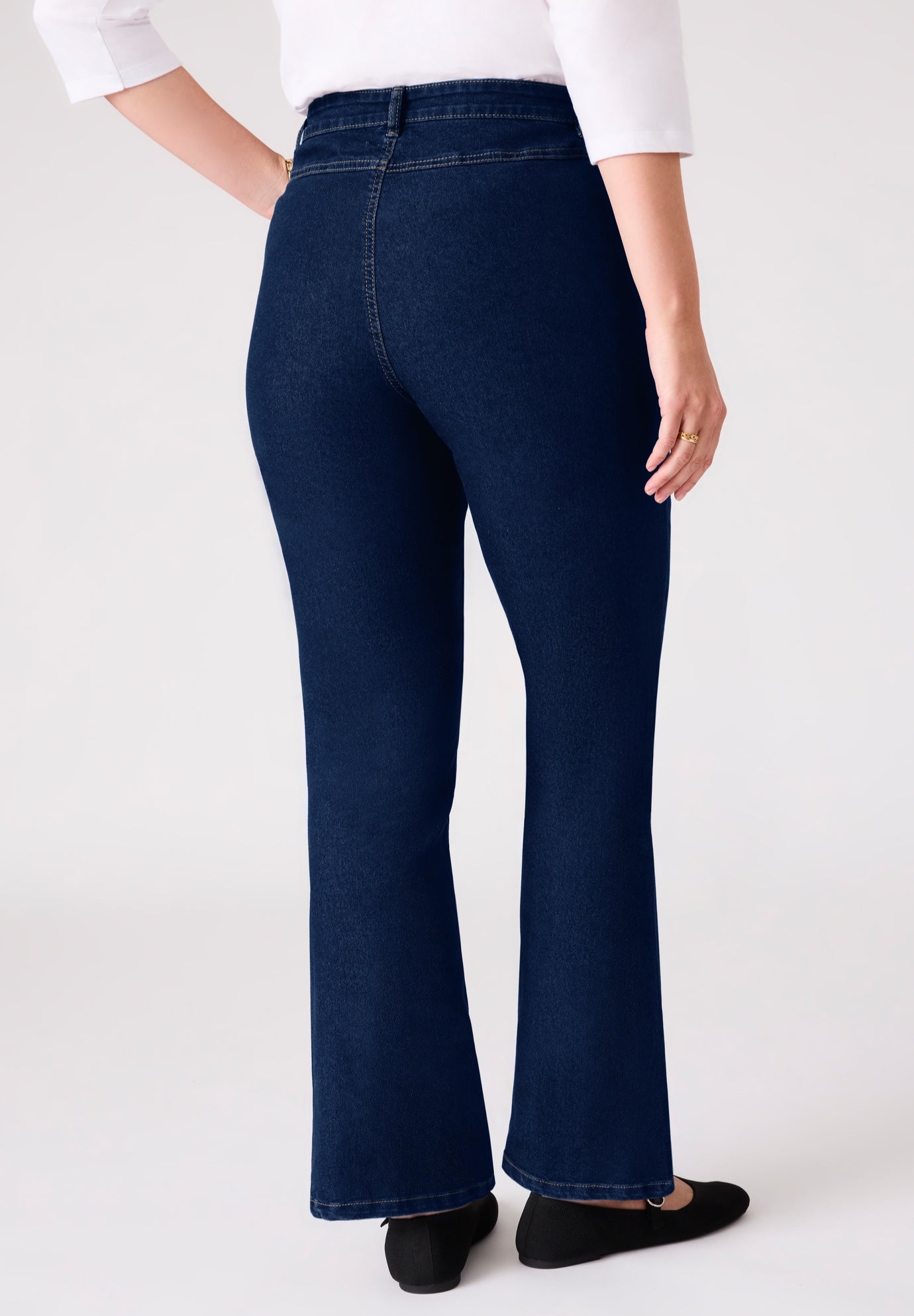 Stretch Bootcut Clean Jeans image number 0