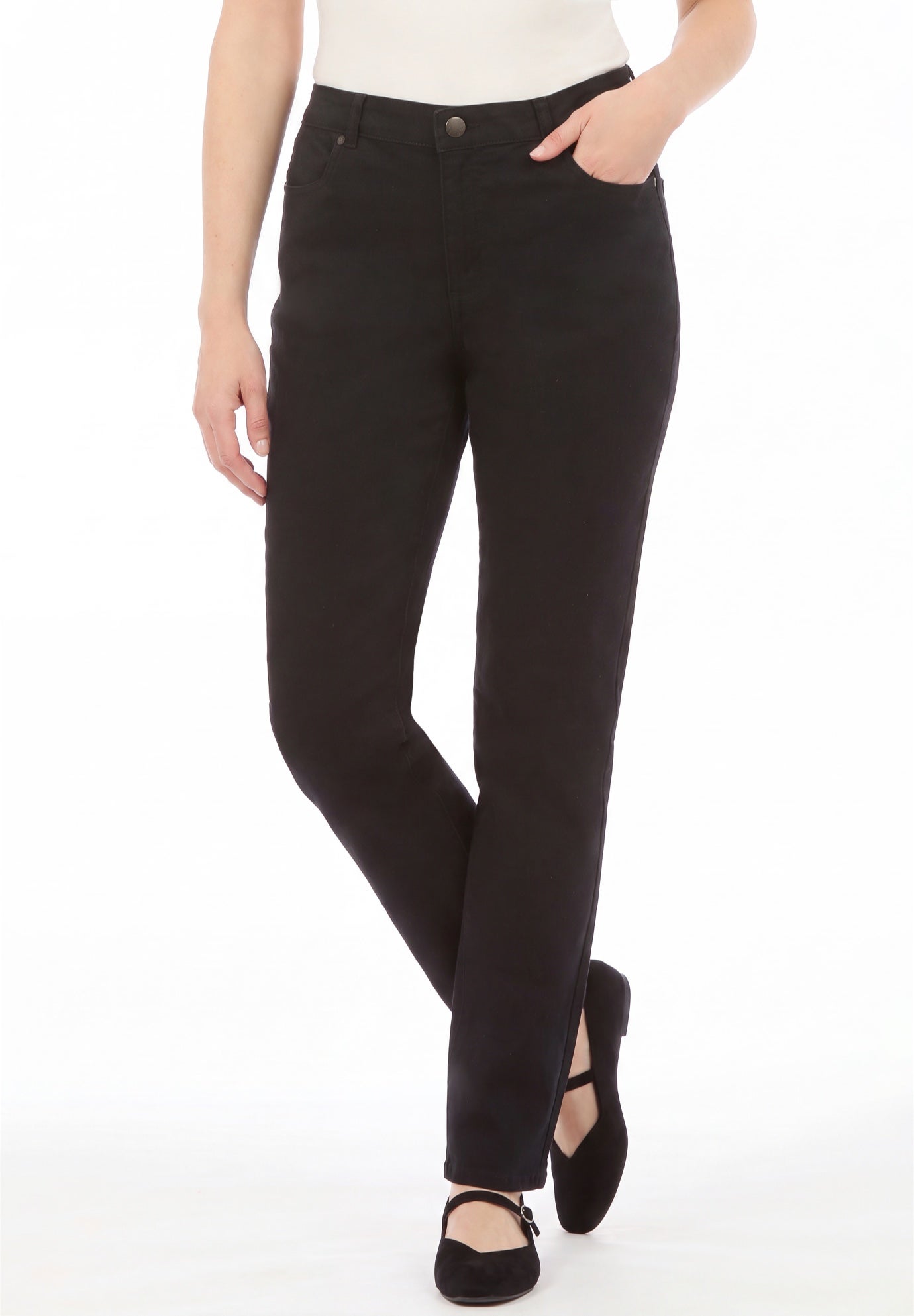 Stretch Bootcut Clean Jeans image number 0