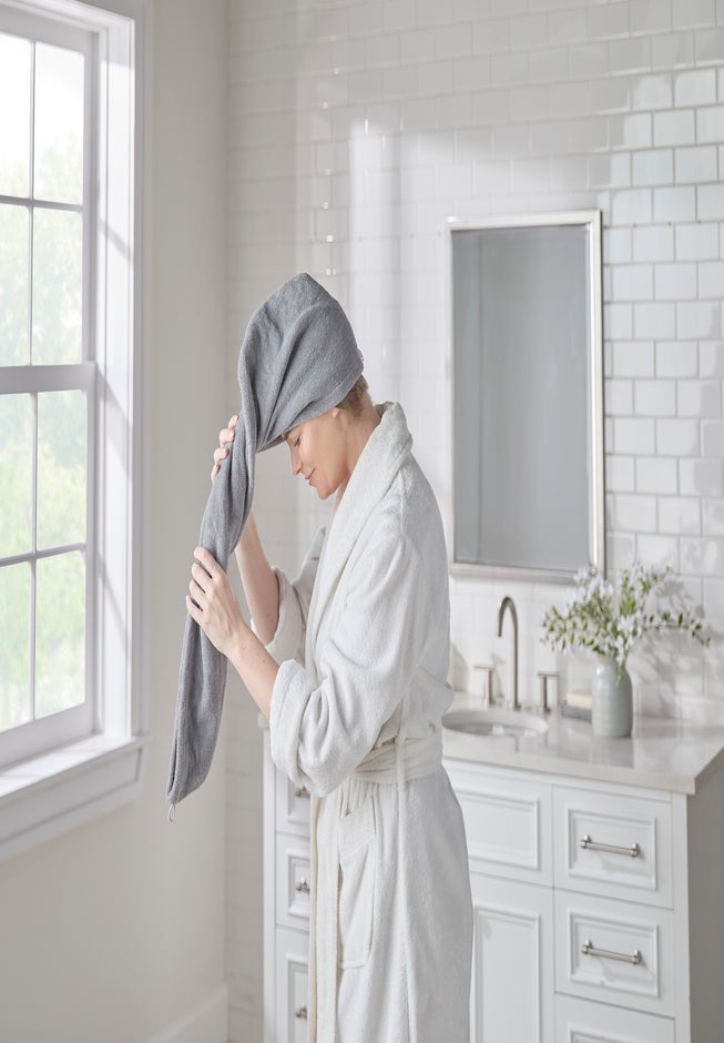  Microfiber Hair Wrap, 2-Pk. image number 3