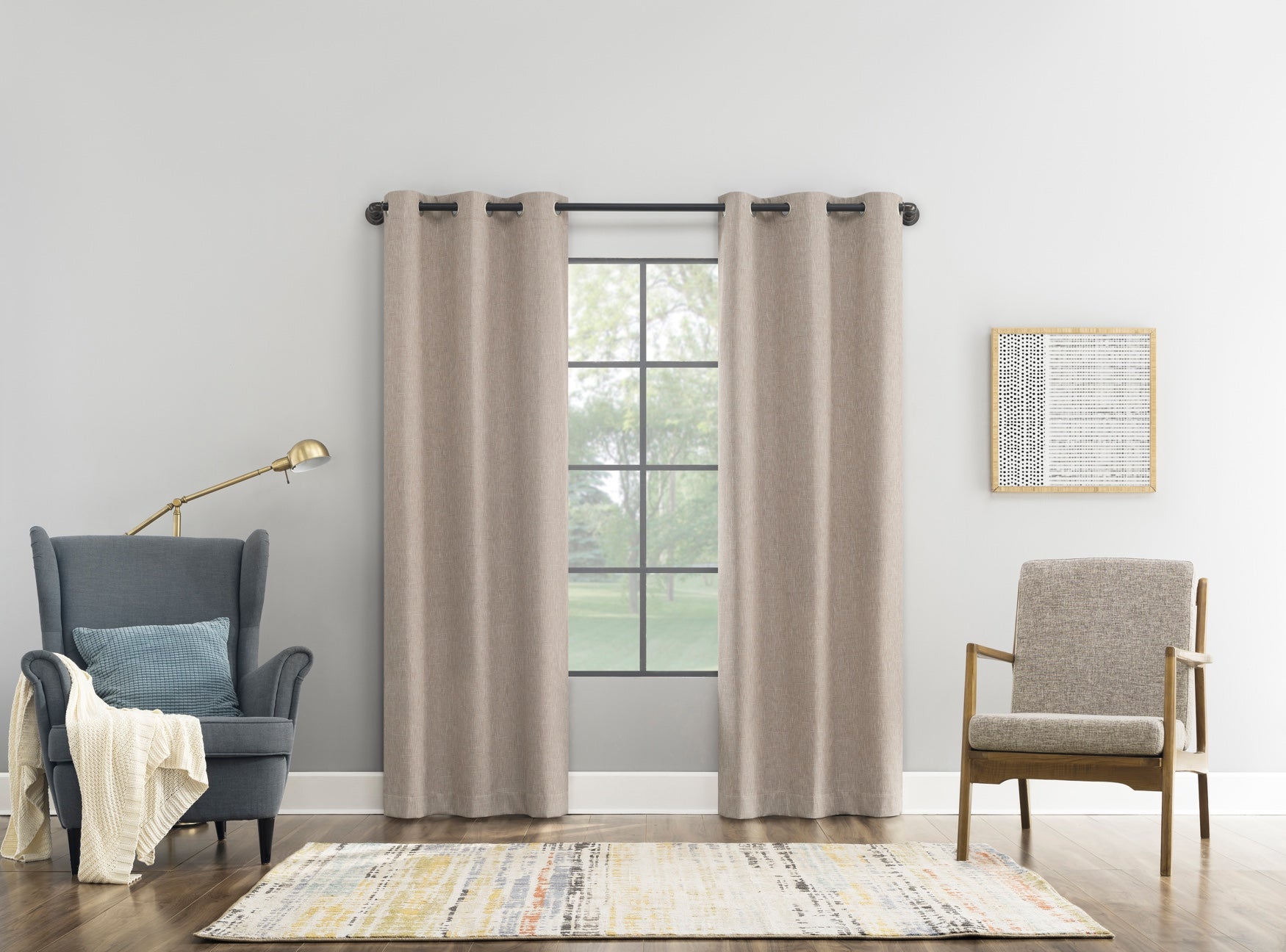 Aldwin 100% Blackout Magnetic Grommet Panel image number 0