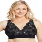 Glamorise® Bramour Lexington Lace Plunge Bralette image number null