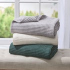 Cotton Waffle Weave Blanket image number 1