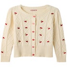 Embroidered Cable Cardigan image number null