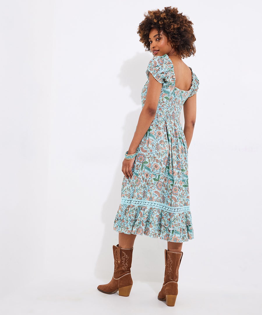 Sweetheart Midi Dress image number 3