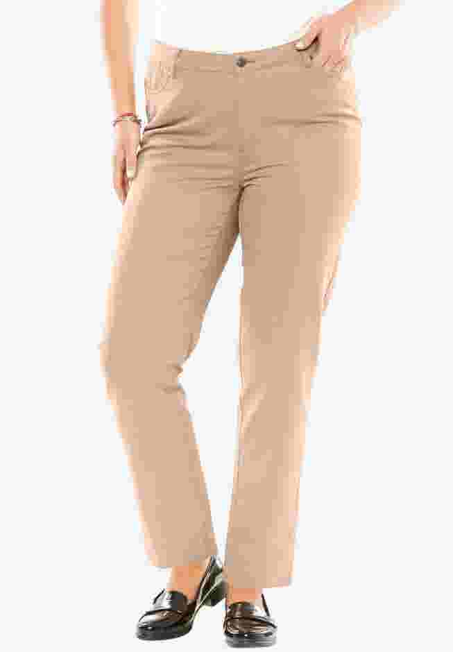 Classic Cotton Denim Straight-Leg Jean image number 0