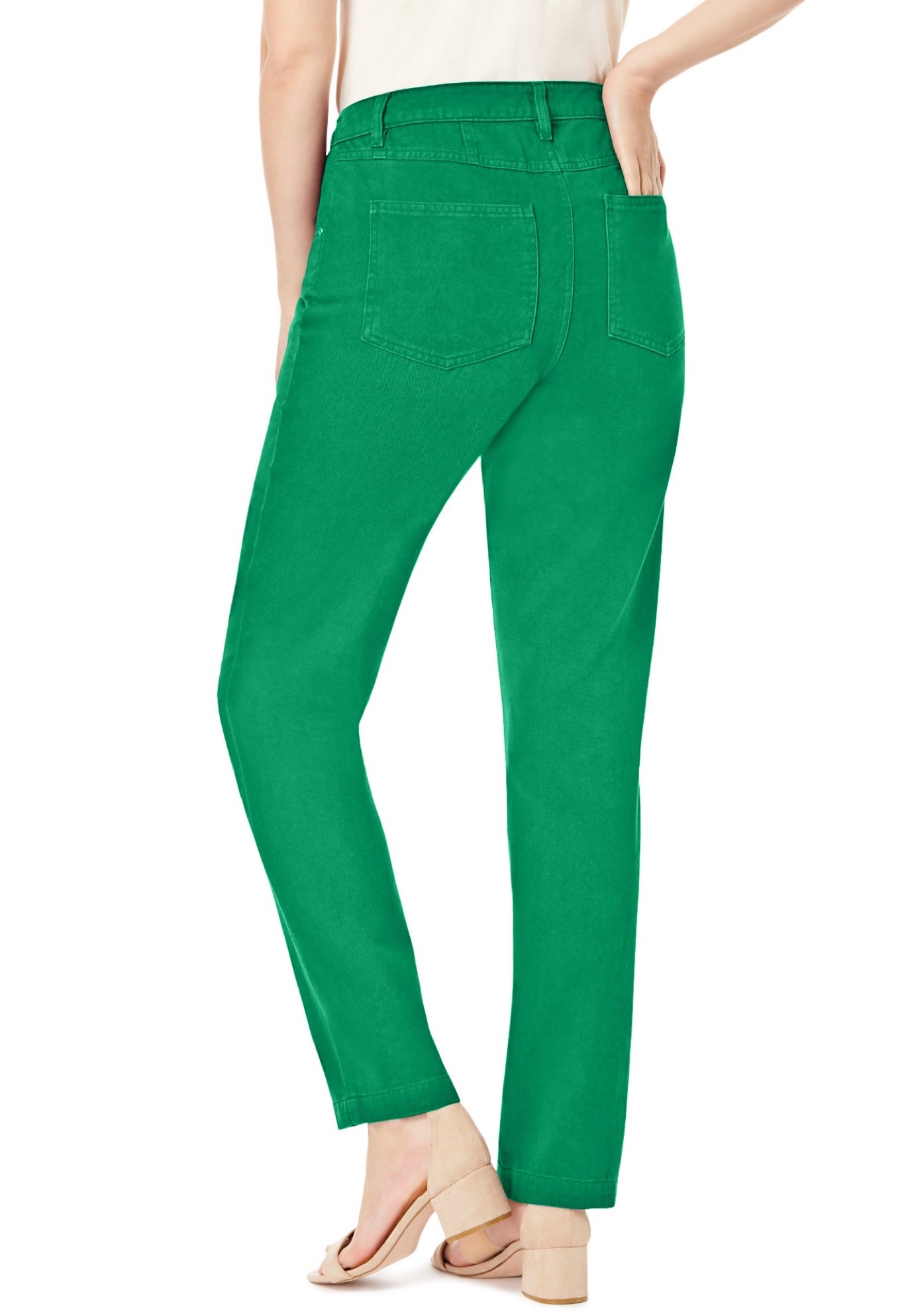 Classic Cotton Denim Straight-Leg Jean image number 3