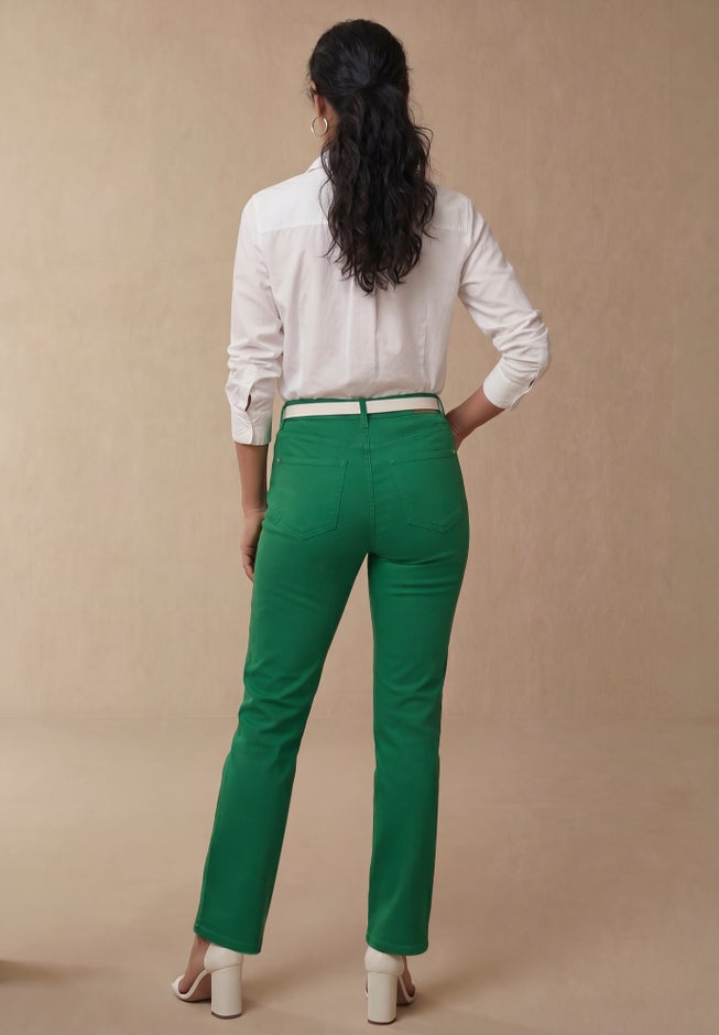 Classic Cotton Denim Straight-Leg Jean image number 3