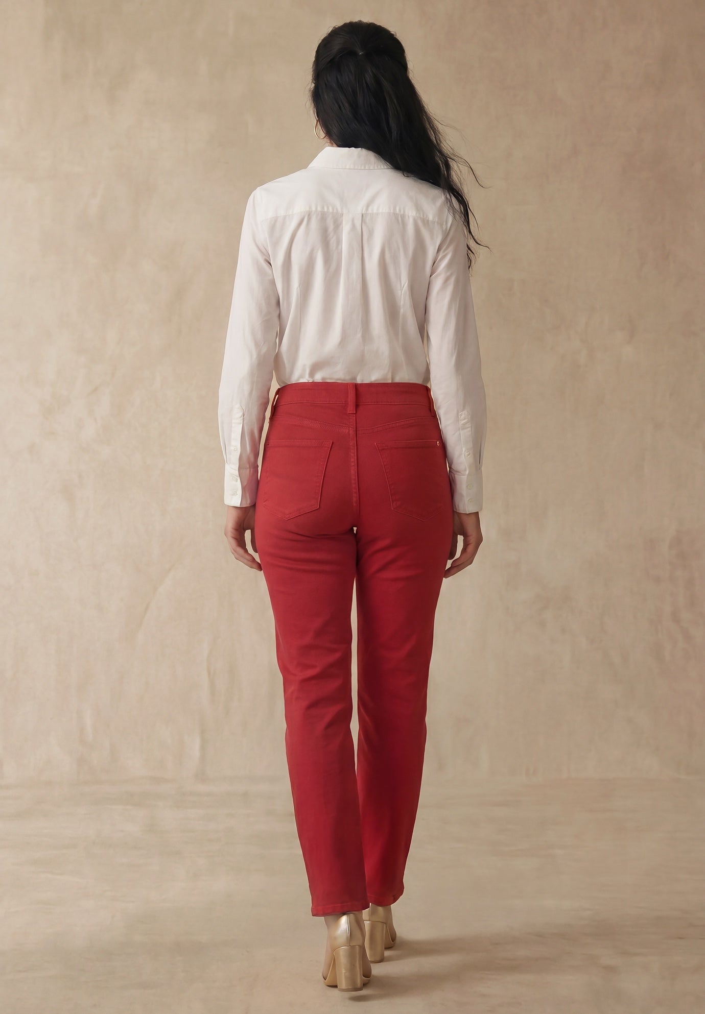 Classic Cotton Denim Straight-Leg Jean image number 2