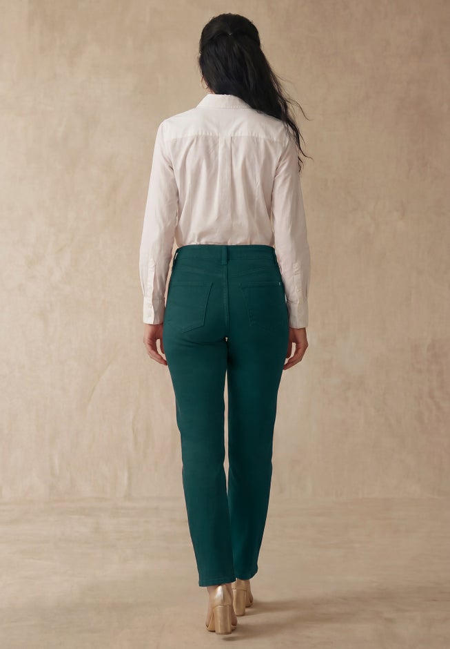 Classic Cotton Denim Straight-Leg Jean image number 2