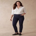 Classic Cotton Denim Straight-Leg Jean image number null