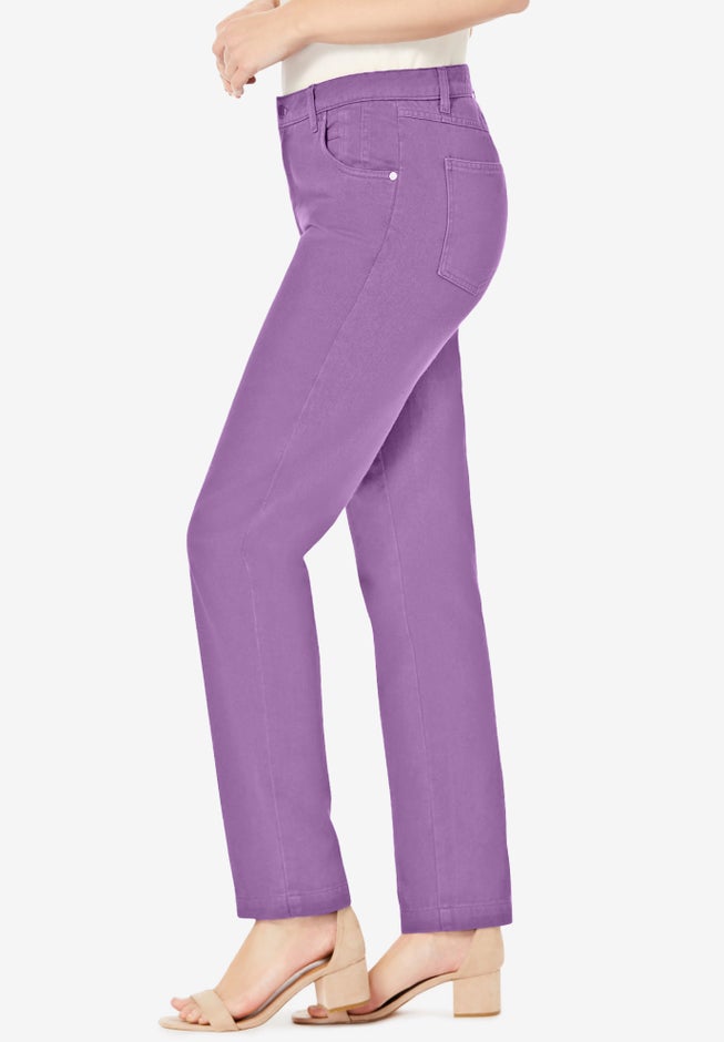 Classic Cotton Denim Straight-Leg Jean image number 2