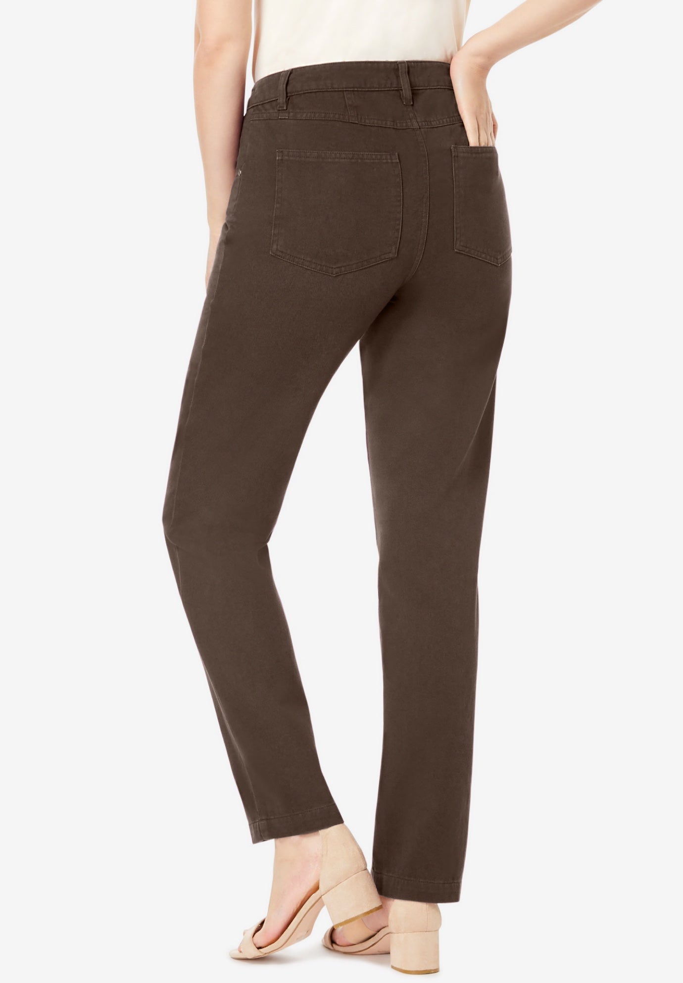 Classic Cotton Denim Straight-Leg Jean image number 1