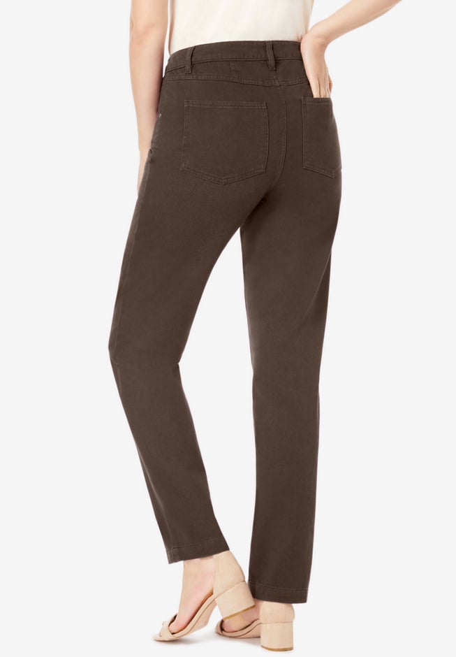 Classic Cotton Denim Straight-Leg Jean image number 1