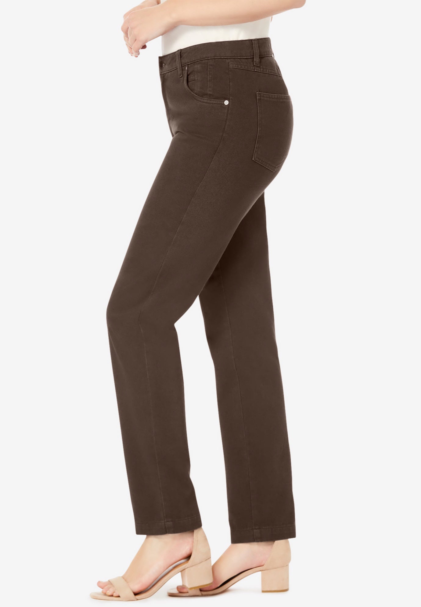 Classic Cotton Denim Straight-Leg Jean image number 2