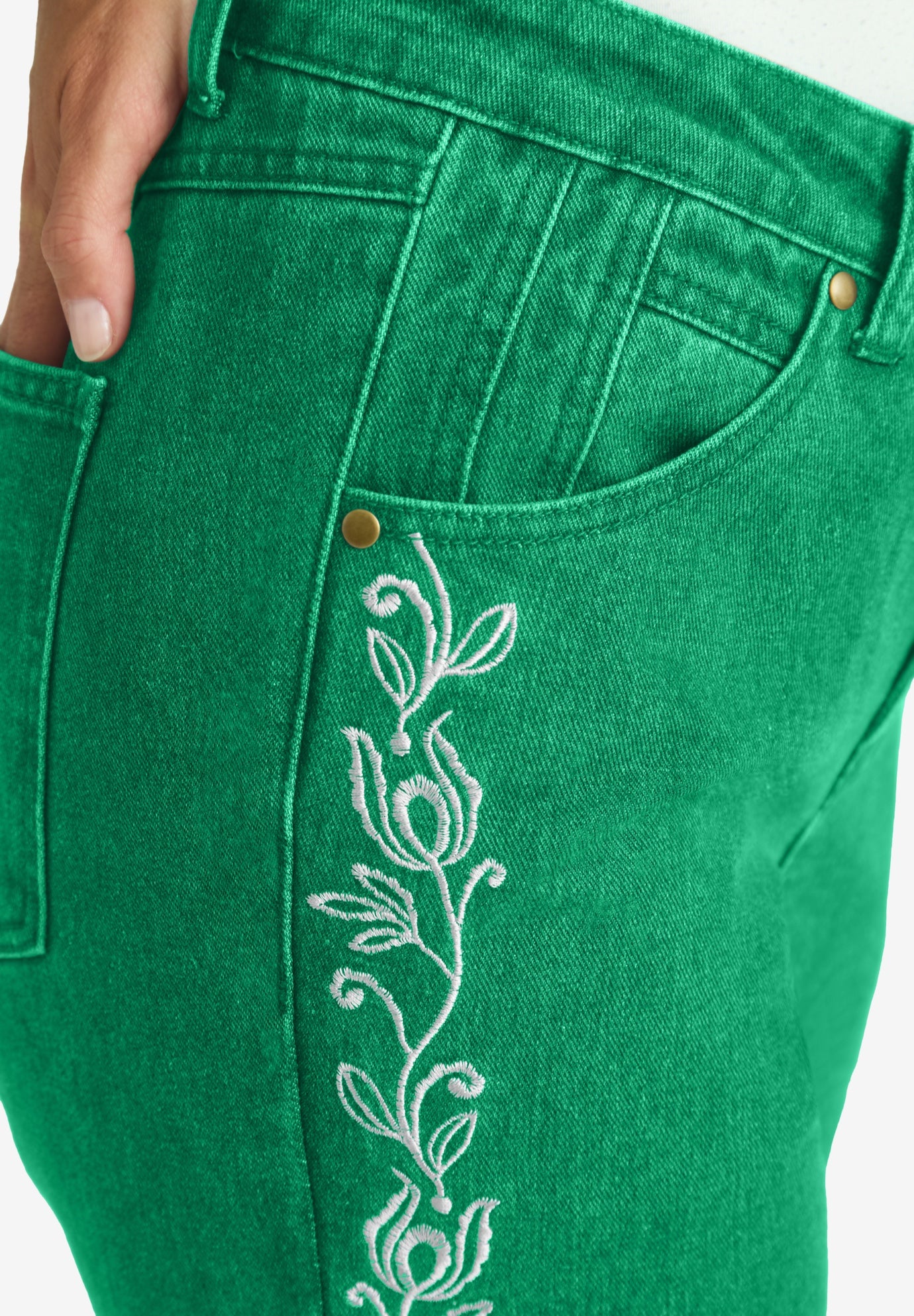 Classic Cotton Denim Straight-Leg Jean image number 3