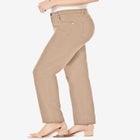 Classic Cotton Denim Straight-Leg Jean image number null