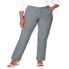 Classic Cotton Denim Straight-Leg Jean image number null