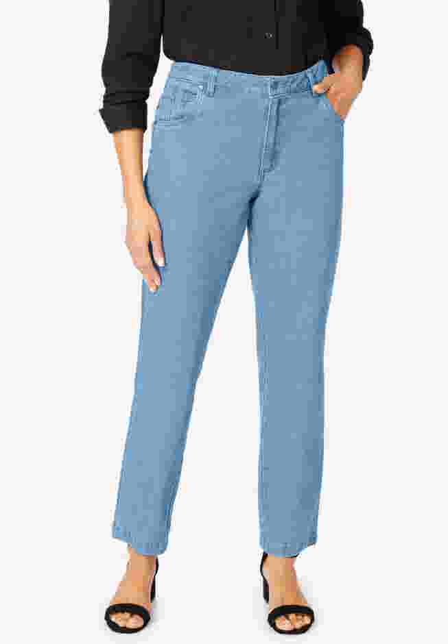 Classic Cotton Denim Straight-Leg Jean image number 0