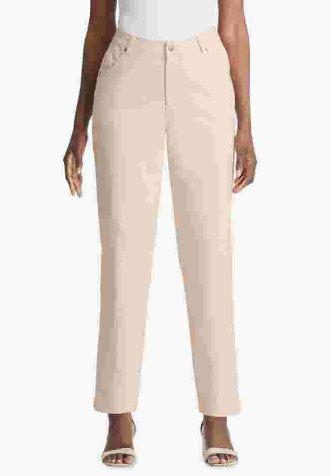 Classic Cotton Denim Straight-Leg Jean image number 0