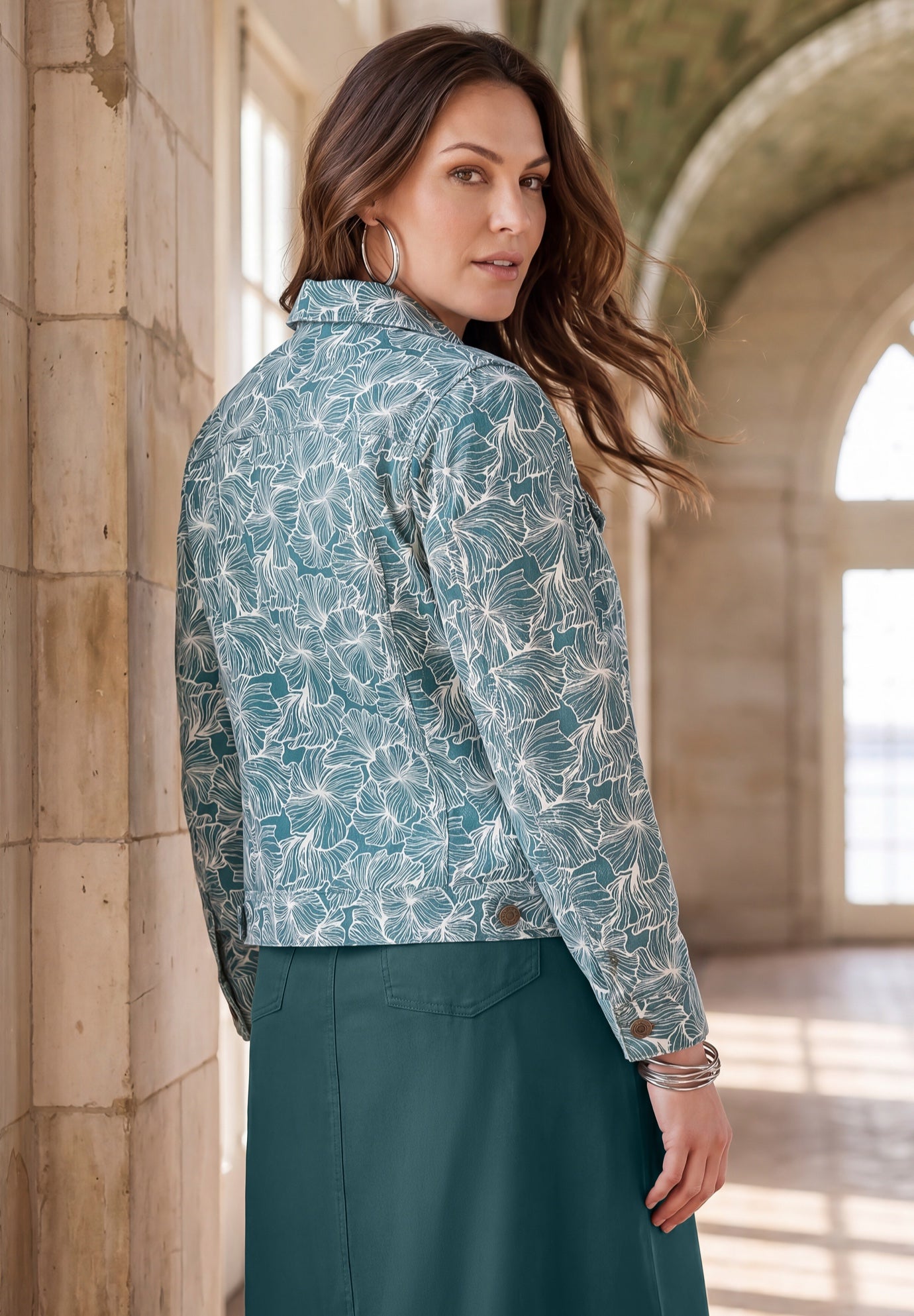 Classic Cotton Denim Jacket image number 1