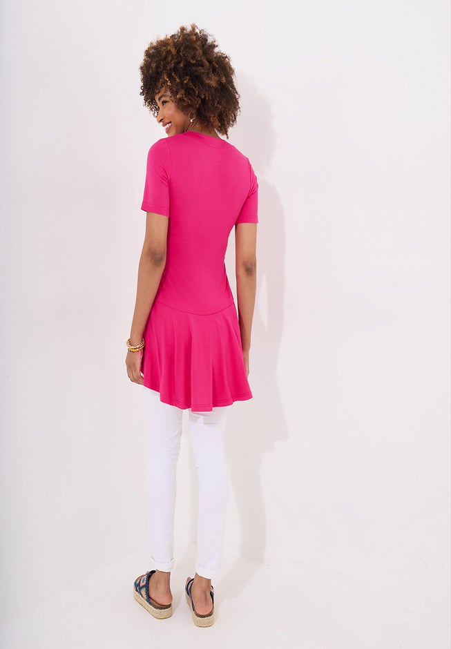 Short Sleeve Babydoll Tunic image number 2