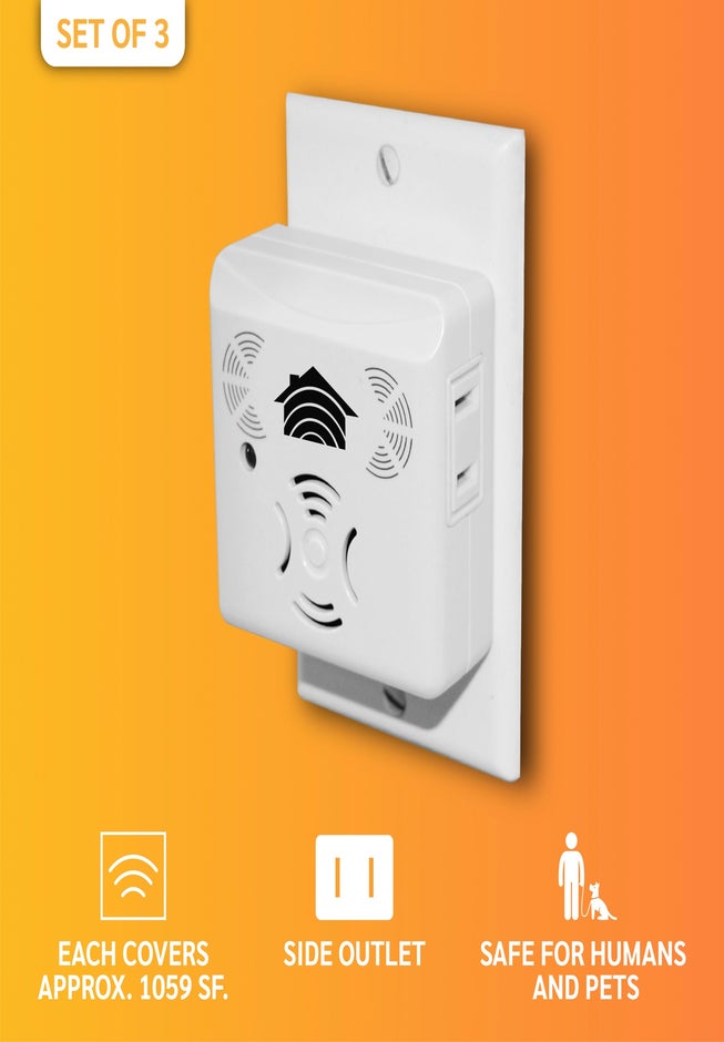 Riddex&reg; Sonic Plus Ultrasonic Pest Repeller, 3-Pack image number 8