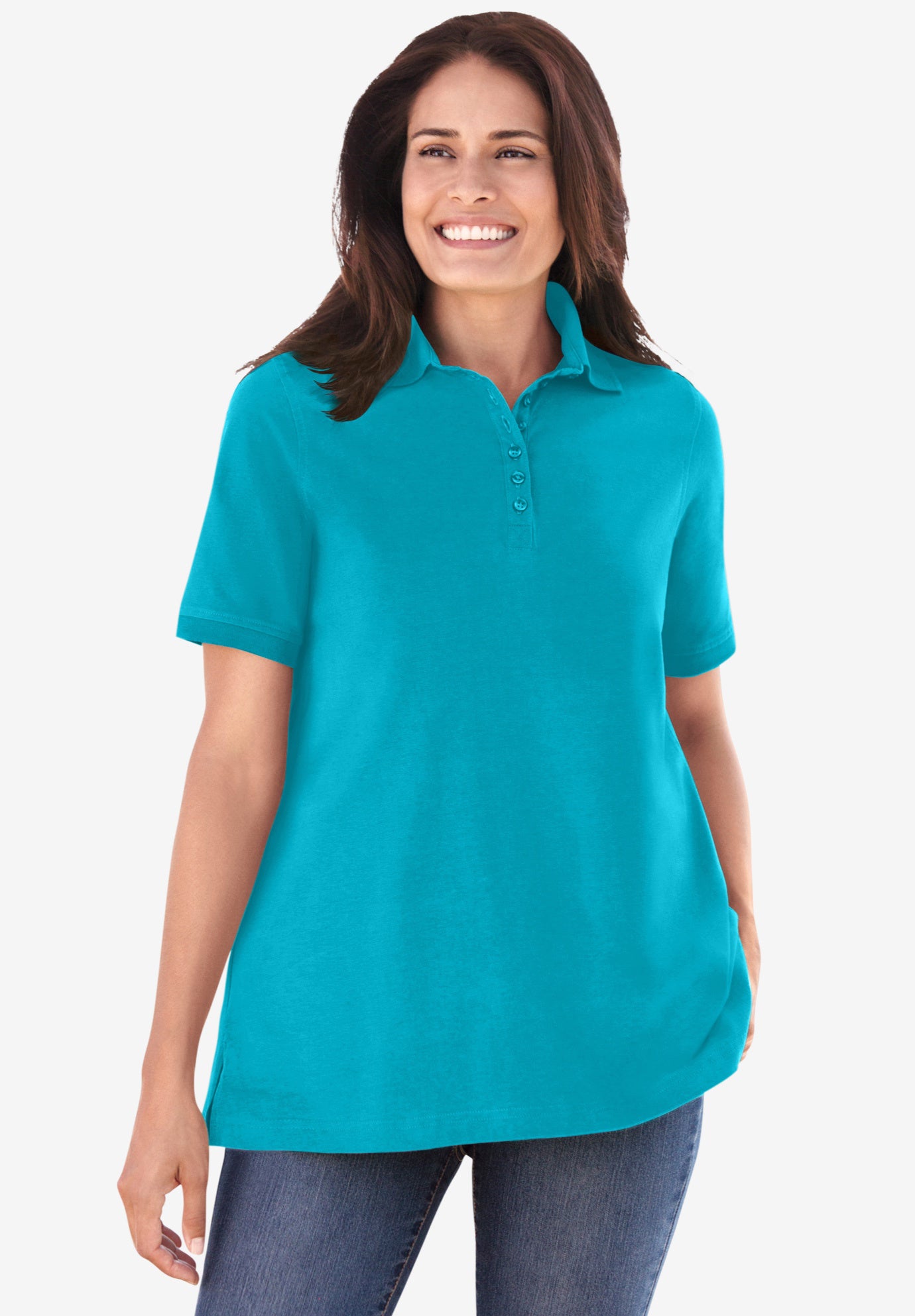 Perfect Short-Sleeve Polo Shirt image number 3