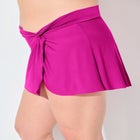Lightweight Twist Front Swim Skirt image number null