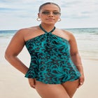 Lightweight Halter Tankini Top image number null