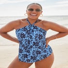 Lightweight Halter Tankini Top image number 0