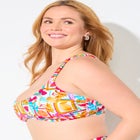 Scoop Neck Shirred Bikini Top image number 5
