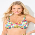 Scoop Neck Shirred Bikini Top image number 3
